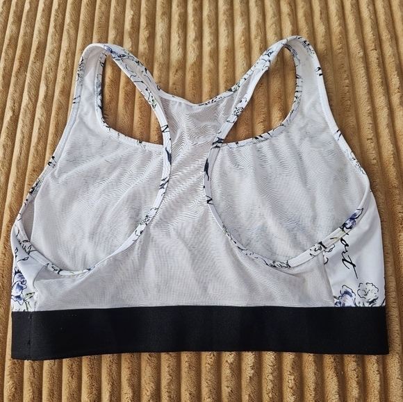 Victoria’s Secret White Foliage Floral Sport Bra - Picture 3 of 8
